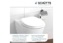 SCHÜTTE WC-Sitz Weiß Duroplast Oval Bild 1
