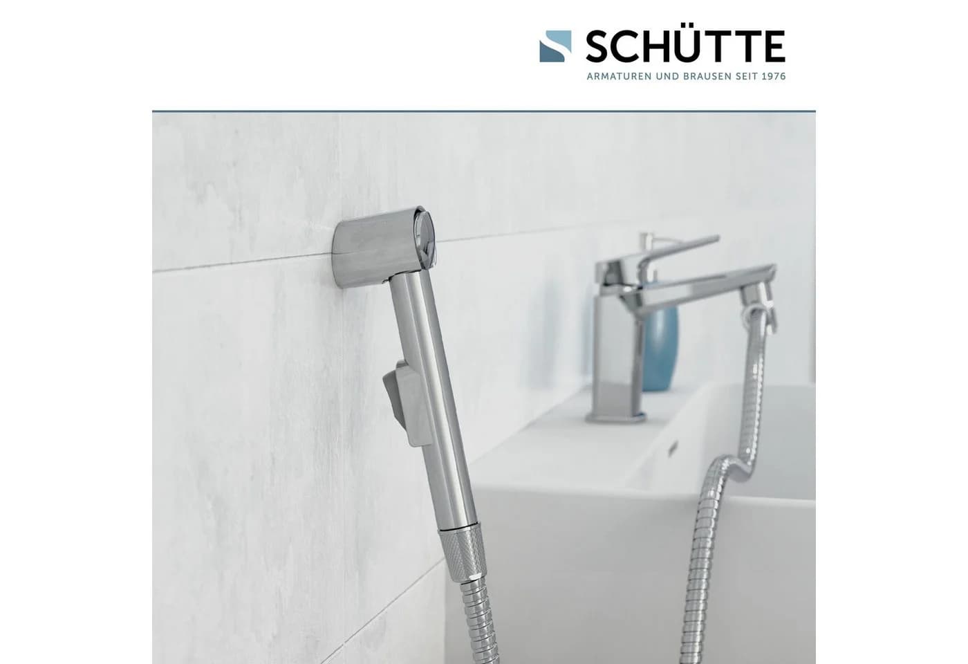 Schütte Waschbeckenbrause GIRONA chrom mit 150 cm Edelstahl-Schlauch