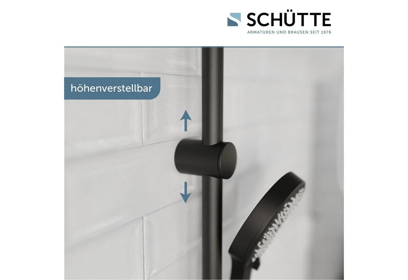 Schütte Stangenbrause-Set CORDOBA chrom, 3 Strahlarten, 150cm - Bild 3