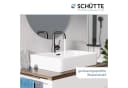 Schütte Waschtischarmatur RAVENNA Chrom Schwarz Pop-up Ablauf Bild 1
