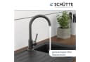 Schütte Spültischarmatur CORNWALL graphit matt 360° schwenkbar Bild 1