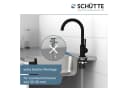 Schütte CORNWALL Küchenarmatur Schwarz Matt 360° schwenkbar Bild 3