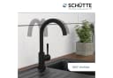 Schütte Spültischarmatur Cornwall Niederdruckarmatur Schwarz Bild 5