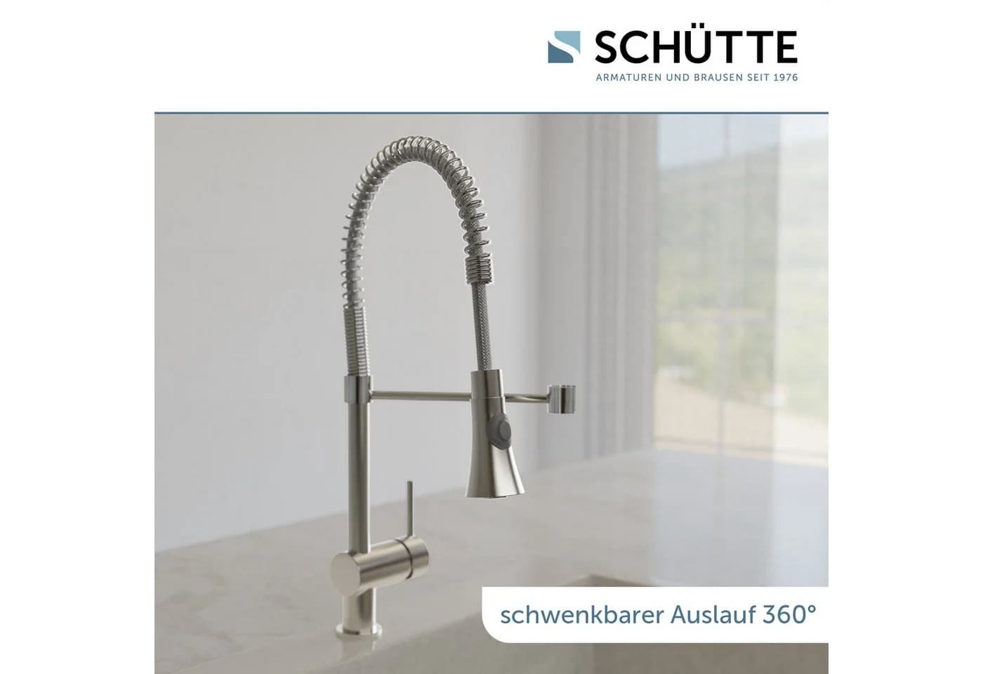 Schütte Spültischarmatur Cornwall ausziehbar 360° schwenkbar - Bild 5