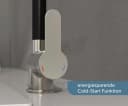 Schütte Spültischarmatur RIO Schwarz/Silber 360° schwenkbar Bild 5