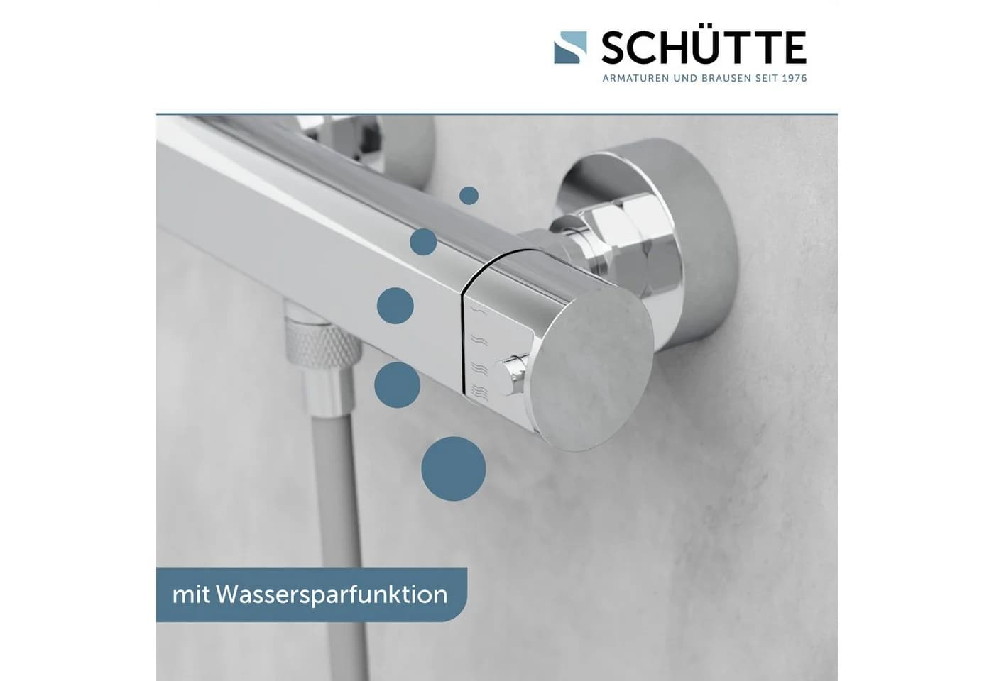 Brausethermostat Schütte VITA Chromfarben mit Eco-Stopp - Bild 5