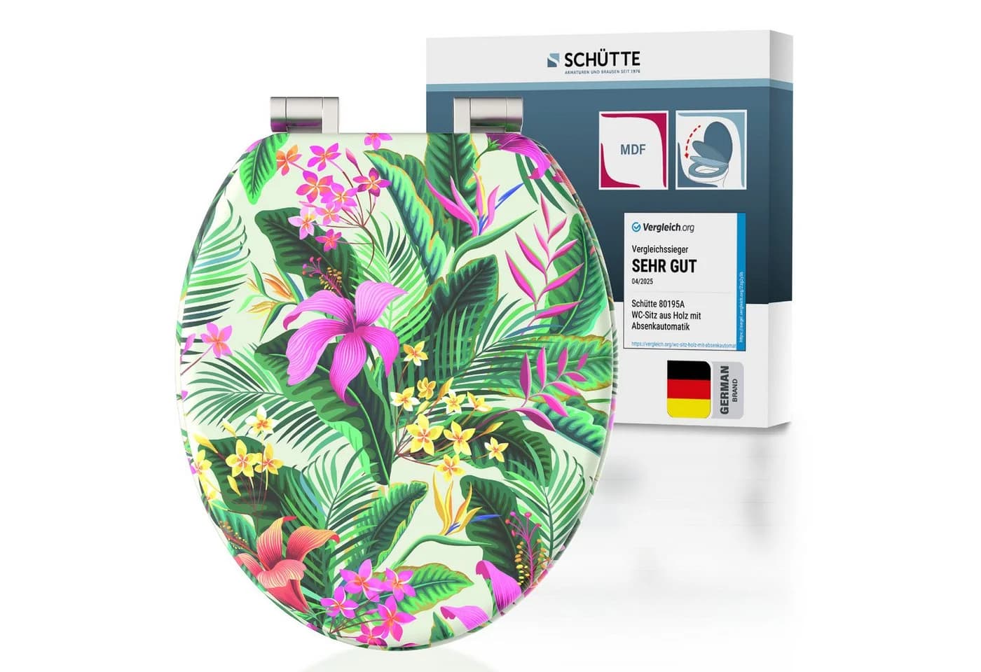 Schütte WC-Sitz TROPICAL mit Absenkautomatik und Motiv-Design - Bild 2