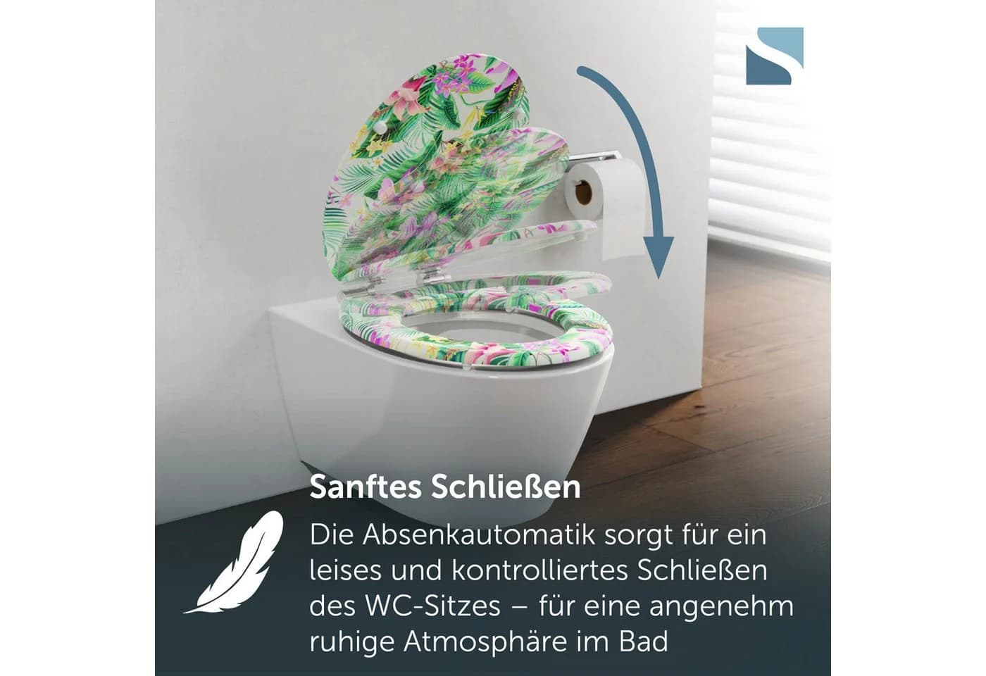 Schütte WC-Sitz TROPICAL mit Absenkautomatik und Motiv-Design - Bild 3