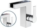 Schütte Waschtischarmatur mit LED-Temperaturanzeige und Wasserfallauslauf, Chrom Bild 3
