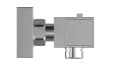 Schütte Duscharmatur Tokyo Brausethermostat Mischbatterie Chrom Kubisch Bild 1