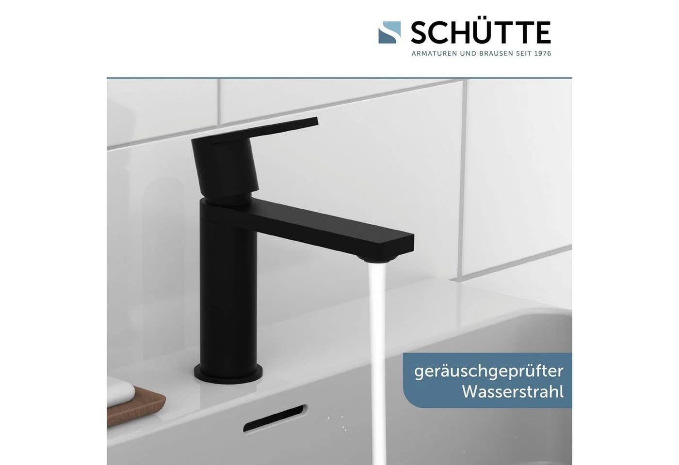 Schütte Waschtischarmatur MANHATTAN Verbrühschutz Wassersparend Marken-Mischdüse - Bild 3
