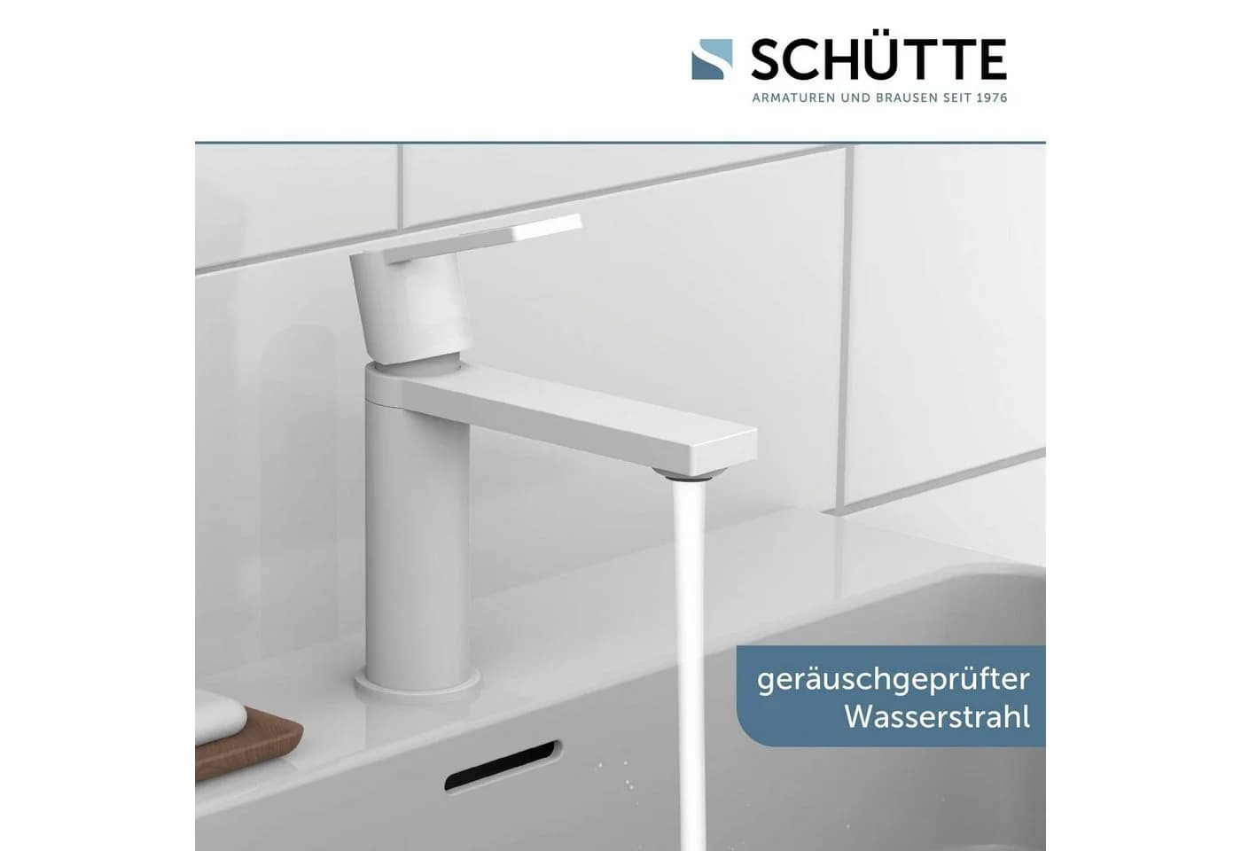 Schütte Waschtischarmatur MANHATTAN Verbrühschutz Wassersparend Marken-Mischdüse - Bild 3