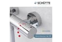 SCHÜTTE Los Angeles Duscharmatur Thermostat Grau Chrom Bild 3