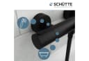 Schütte Wannenarmatur LOS ANGELES Thermostat Schwarz Matt Bild 3