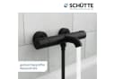Schütte Wannenarmatur LOS ANGELES Thermostat Schwarz Matt Bild 5