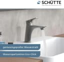 Schütte Waschtischarmatur BOSTON Graphit Matt mit Eco-Click & Pop-Up Bild 1
