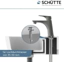 Schütte Waschtischarmatur BOSTON Graphit Matt mit Eco-Click & Pop-Up Bild 4