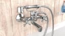Schütte Wannenarmatur Elk Set Mischbatterie Badewanne mit Handbrause Chrom Bild 1