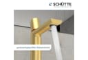 Schütte Waschtischarmatur NEW YORK Gold matt mit Pop Up Abfluss Bild 4
