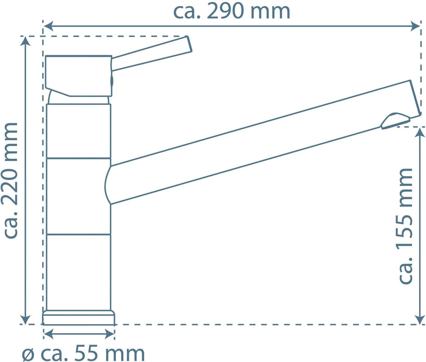 Schütte Spültischarmatur UNICORN Hochdruck Küchenarmatur 150° schwenkbar Verbrühschutz - Bild 4