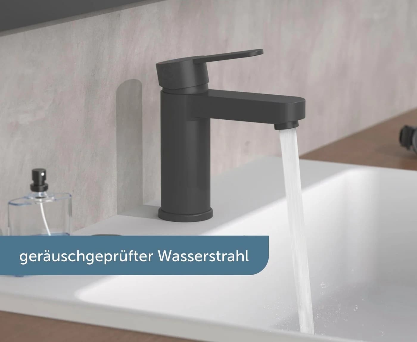 Schütte Waschtischarmatur ELEPHANT Schwarz inkl. Pop Up Ablaufventil - Bild 2