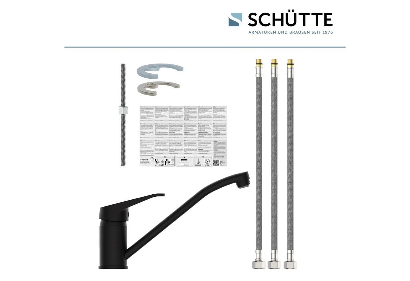 Schütte Spültischarmatur TASSONI Niederdruck Armatur Küche 360° schwenkbarer Wasserhahn - Bild 4