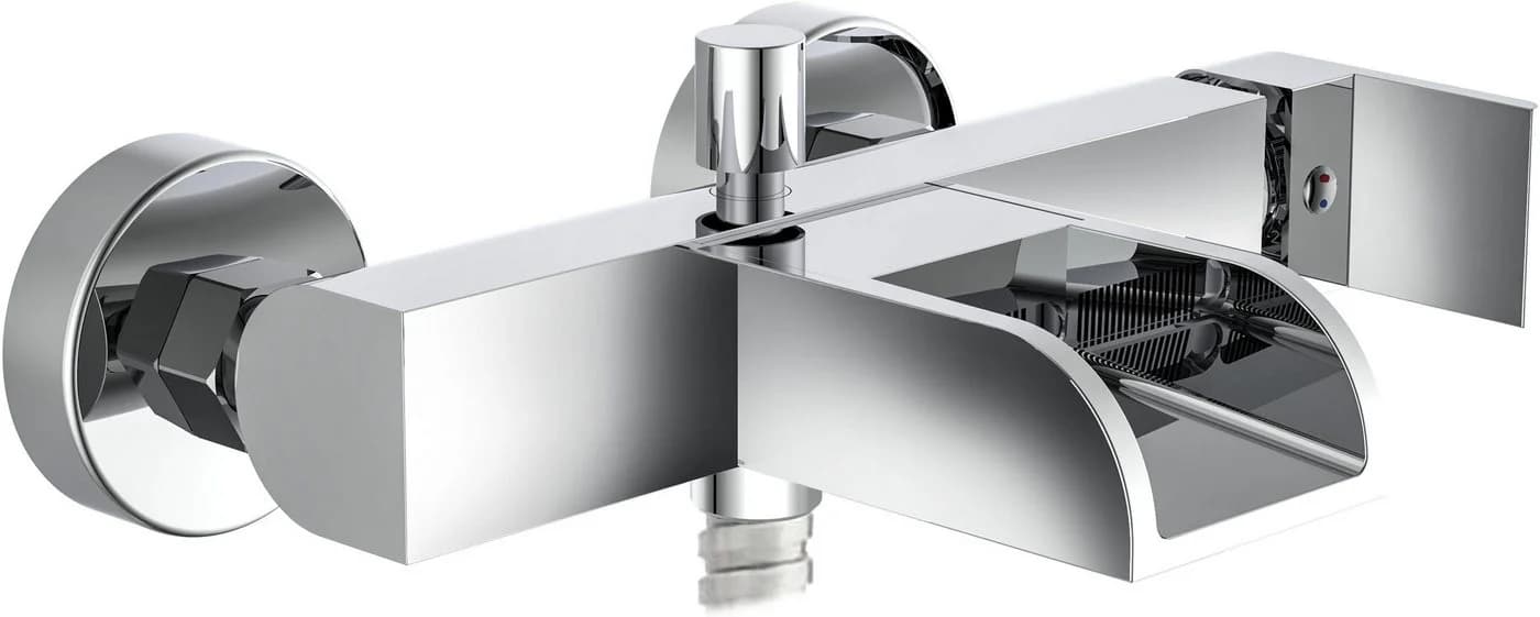 Schütte Wannenarmatur Idrovia Wasserfall Mischbatterie Bad in Chrom - Bild 2