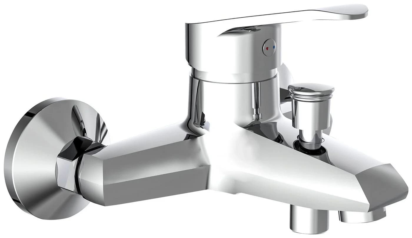 Schütte Wannenarmatur Tessa Mischbatterie Badewanne Wasserhahn Chrom - Bild 2