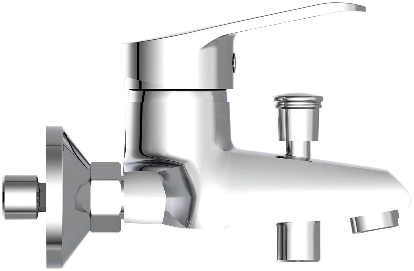 Schütte Wannenarmatur Tessa Mischbatterie Badewanne Wasserhahn Chrom - Bild 3