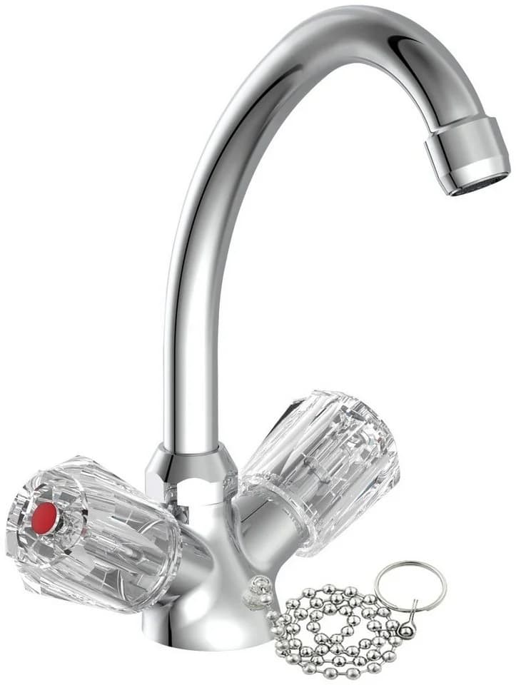 Schütte Waschtischarmatur Savino Mischbatterie Chrom 360° schwenkbar - Bild 2