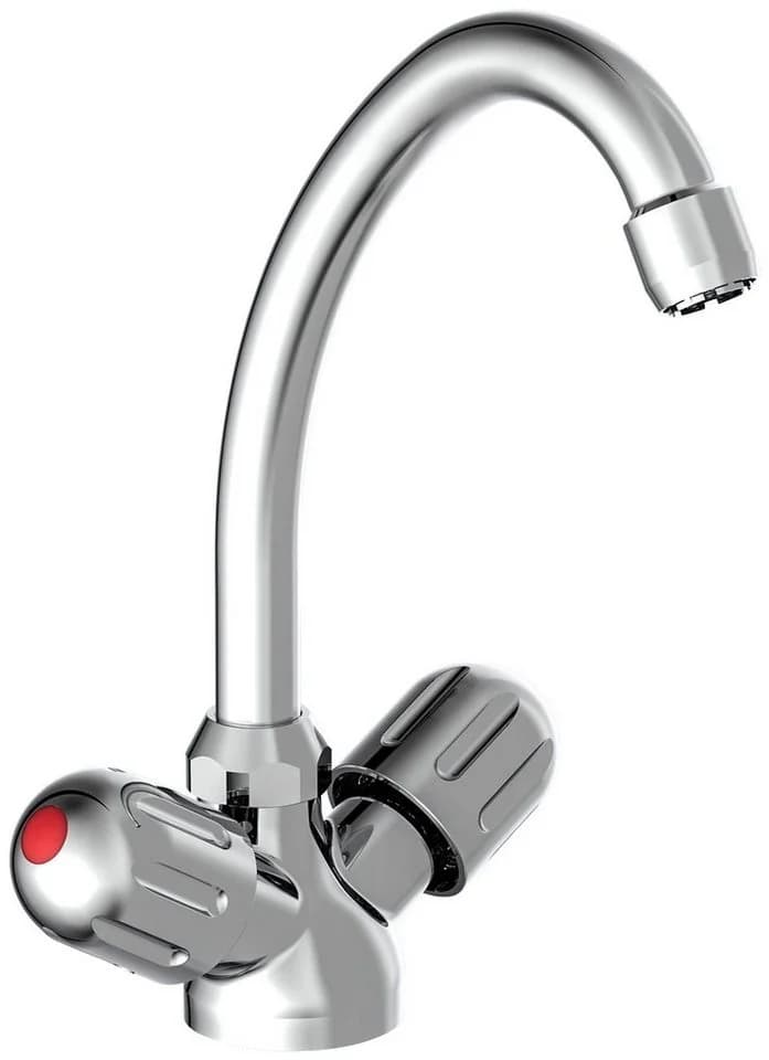 SCHÜTTE PERUZZI Spültischarmatur Chrom Messing - Bild 2