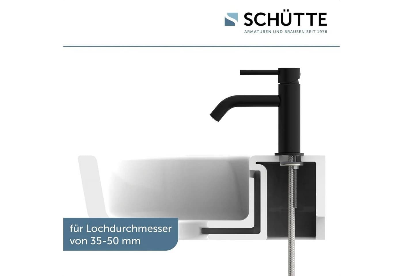 SCHÜTTE ARAGON Standventil Schwarz Matt Kaltwasser - Bild 5