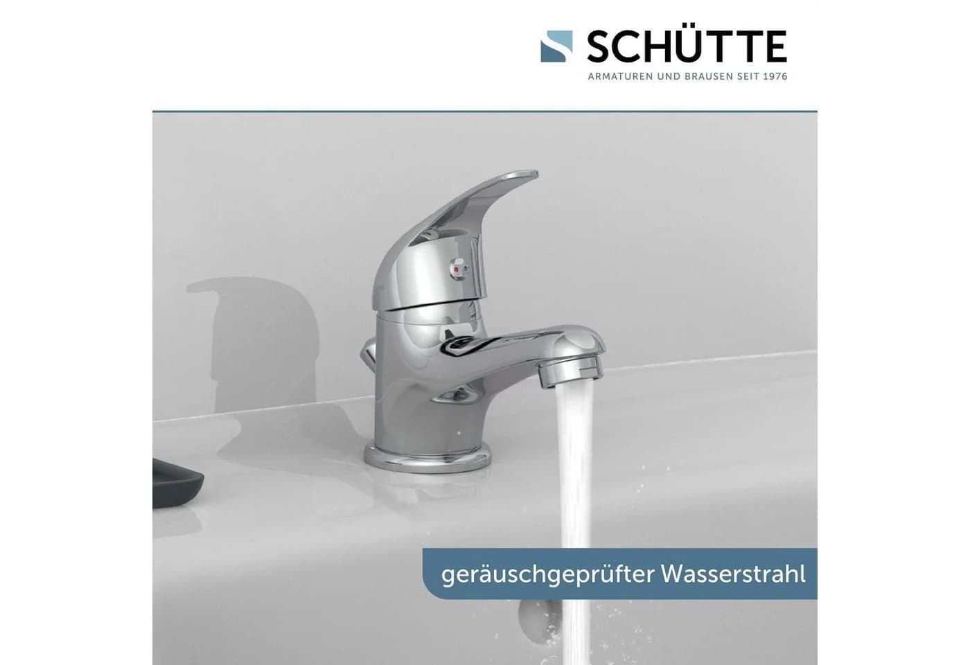 SCHÜTTE ATHOS PLUS Waschtischarmatur Chrom mit Zugstange - Bild 4