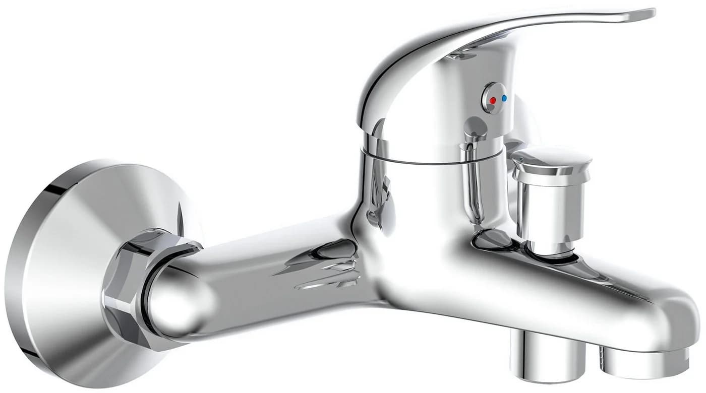 Schütte Wannenarmatur ATHOS PLUS Silber Messing 1/2'' Brauseanschluss - Bild 2