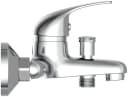 Schütte Wannenarmatur ATHOS PLUS Silber Messing 1/2'' Brauseanschluss Bild 3