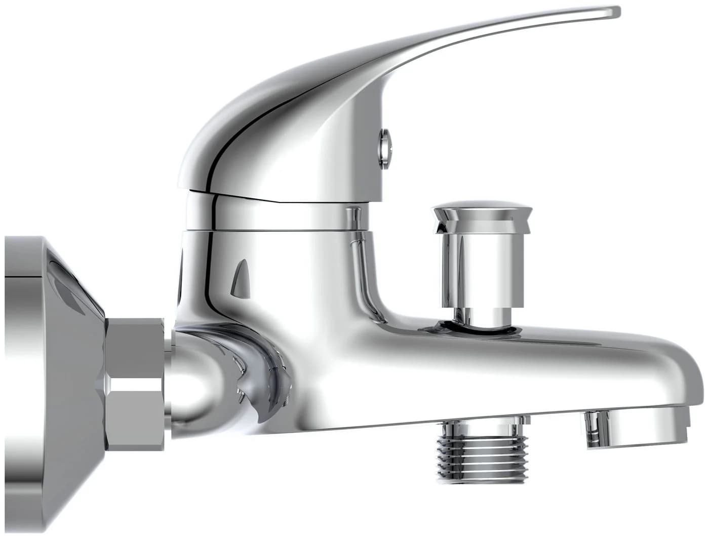 Schütte Wannenarmatur ATHOS PLUS Silber Messing 1/2'' Brauseanschluss - Bild 3