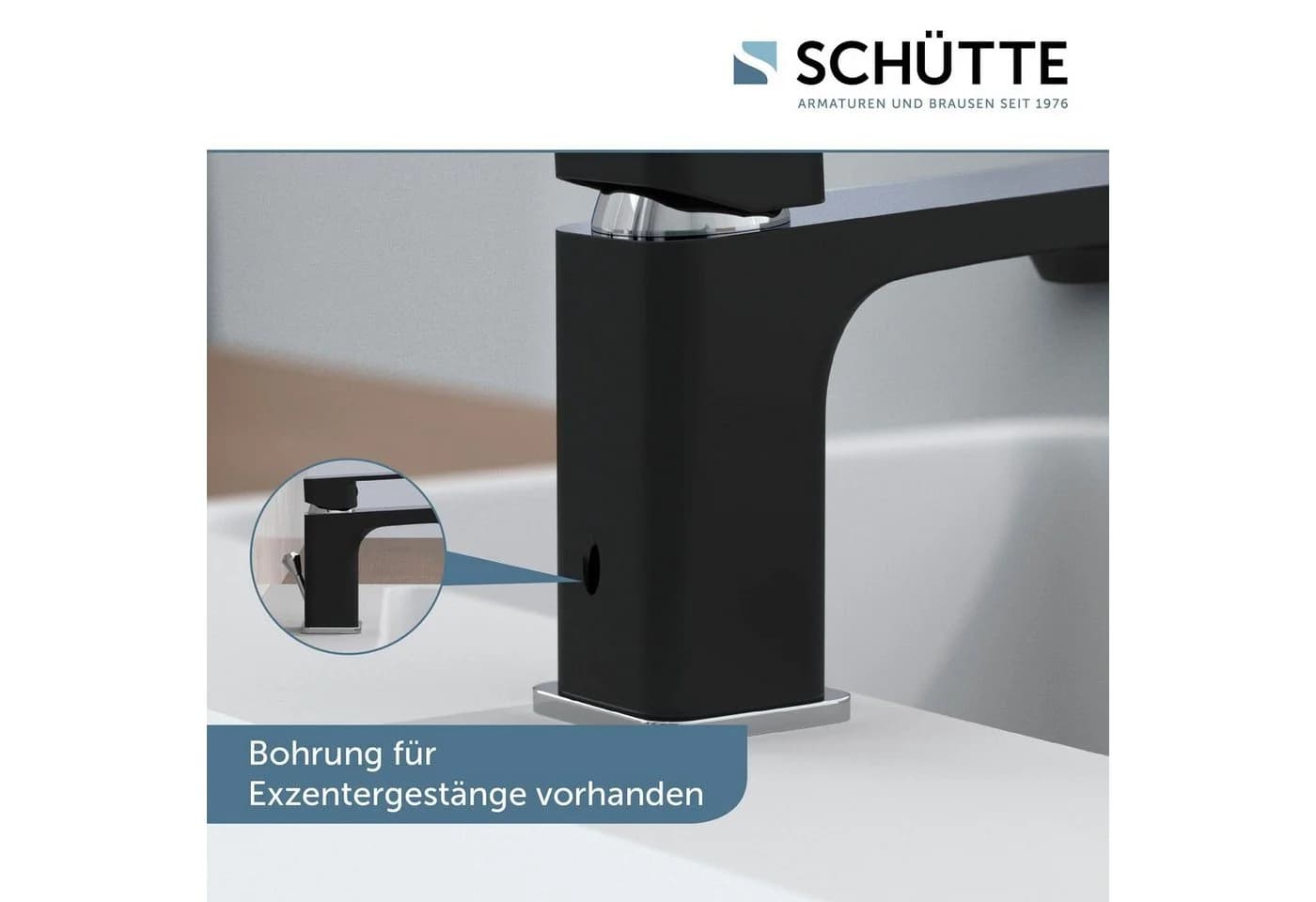 Schütte Waschtischarmatur Madagaskar Mischbatterie mit Pop Up Ablaufgarnitur - Bild 4