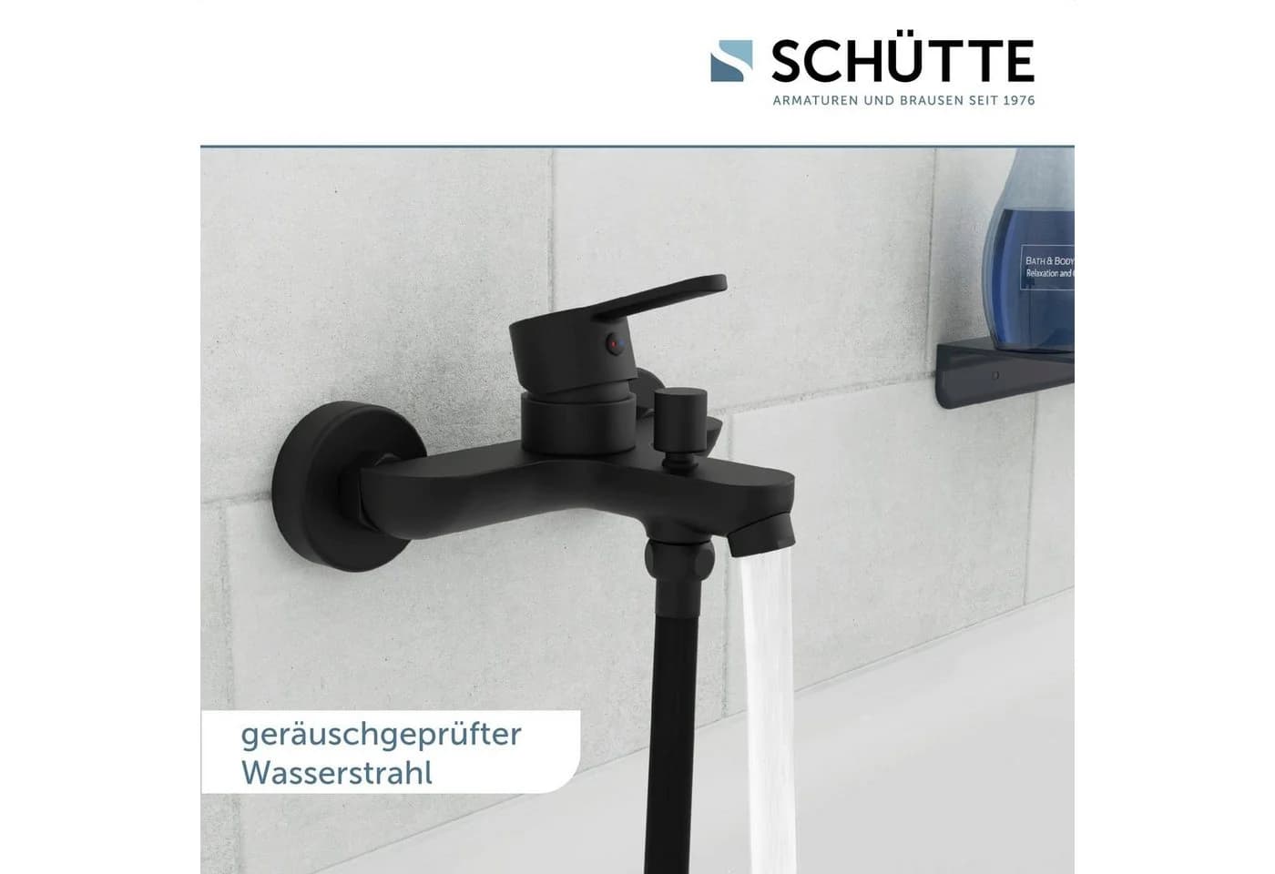 Schütte Wannenarmatur DENVER geräuscharme Kartusche Marken-Mischdüse - Bild 4
