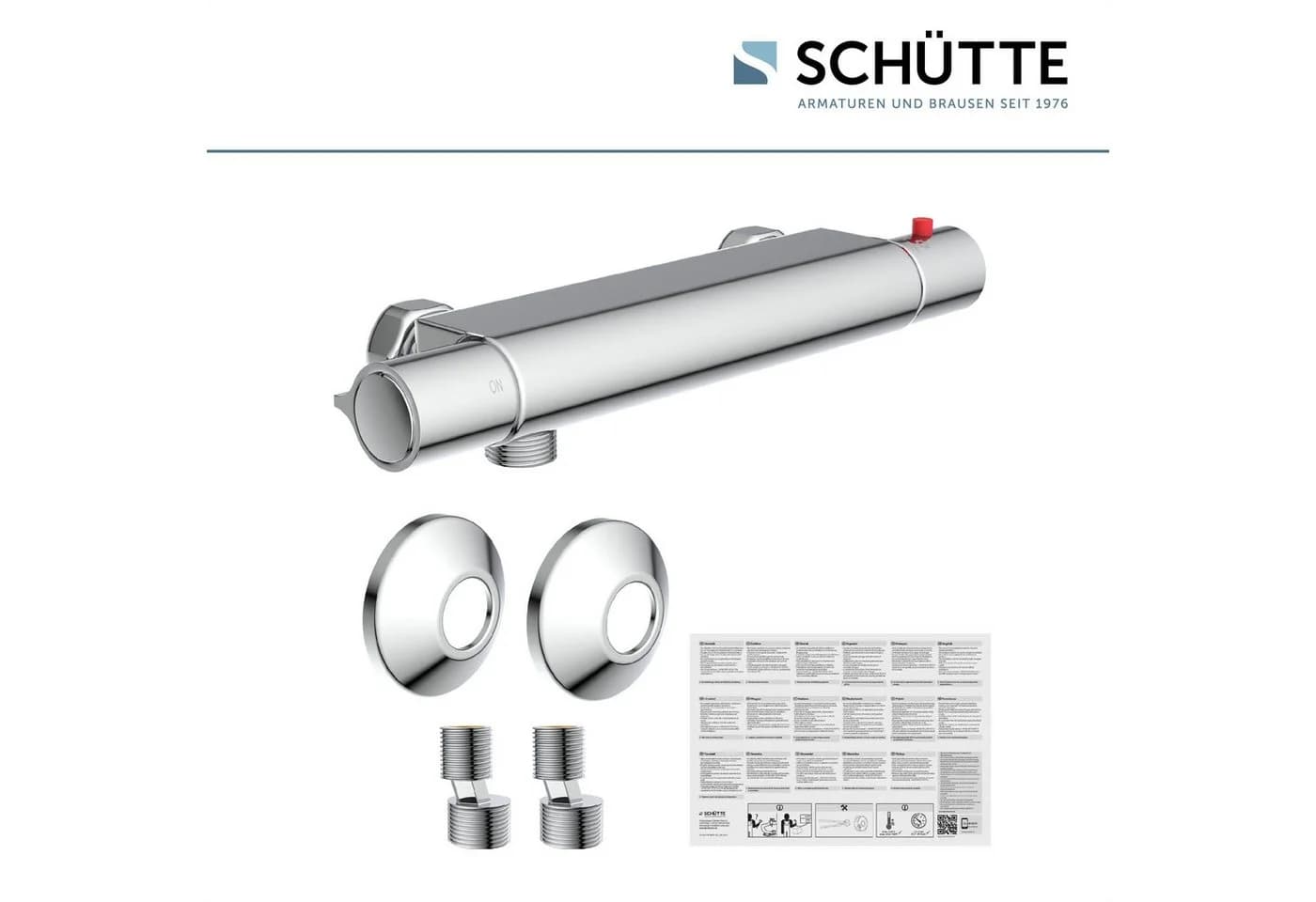 Schütte Duscharmatur Vigo mit Thermostat Chrom - Bild 3