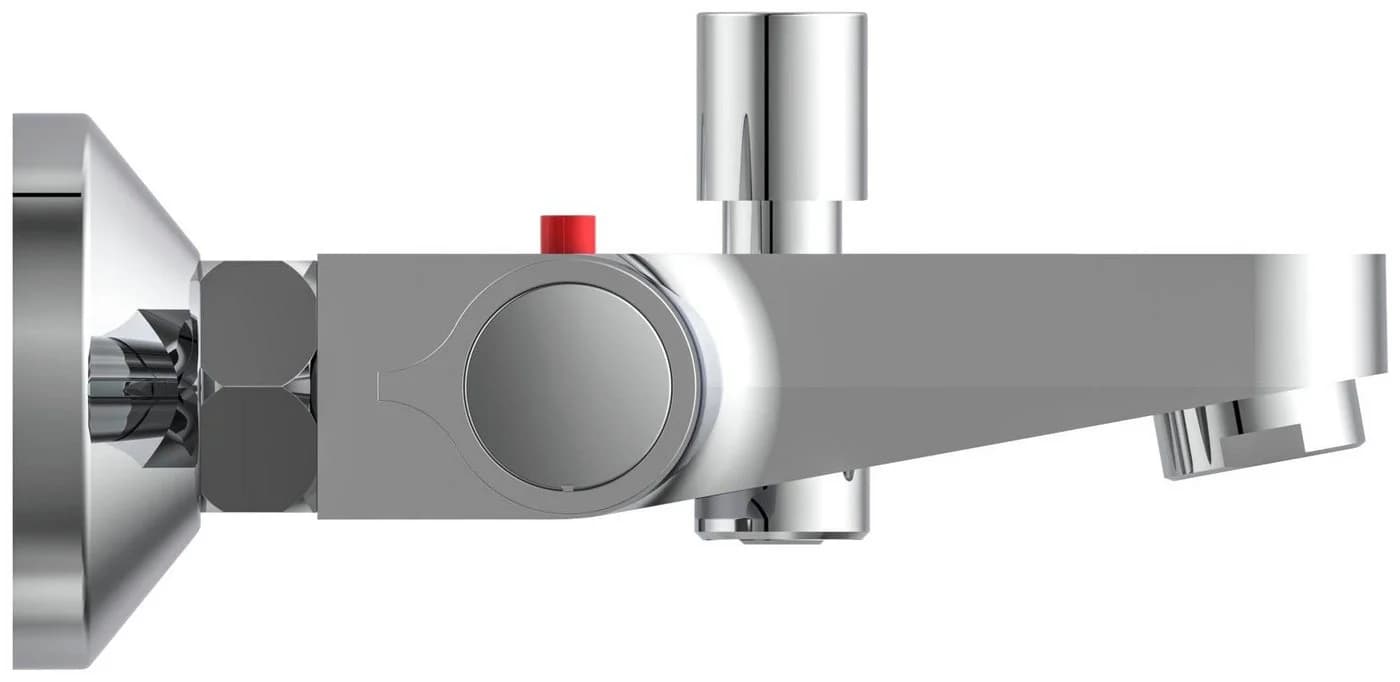 Schütte Wannenthermostat Vico Mischbatterie Badewanne Silber - Bild 3