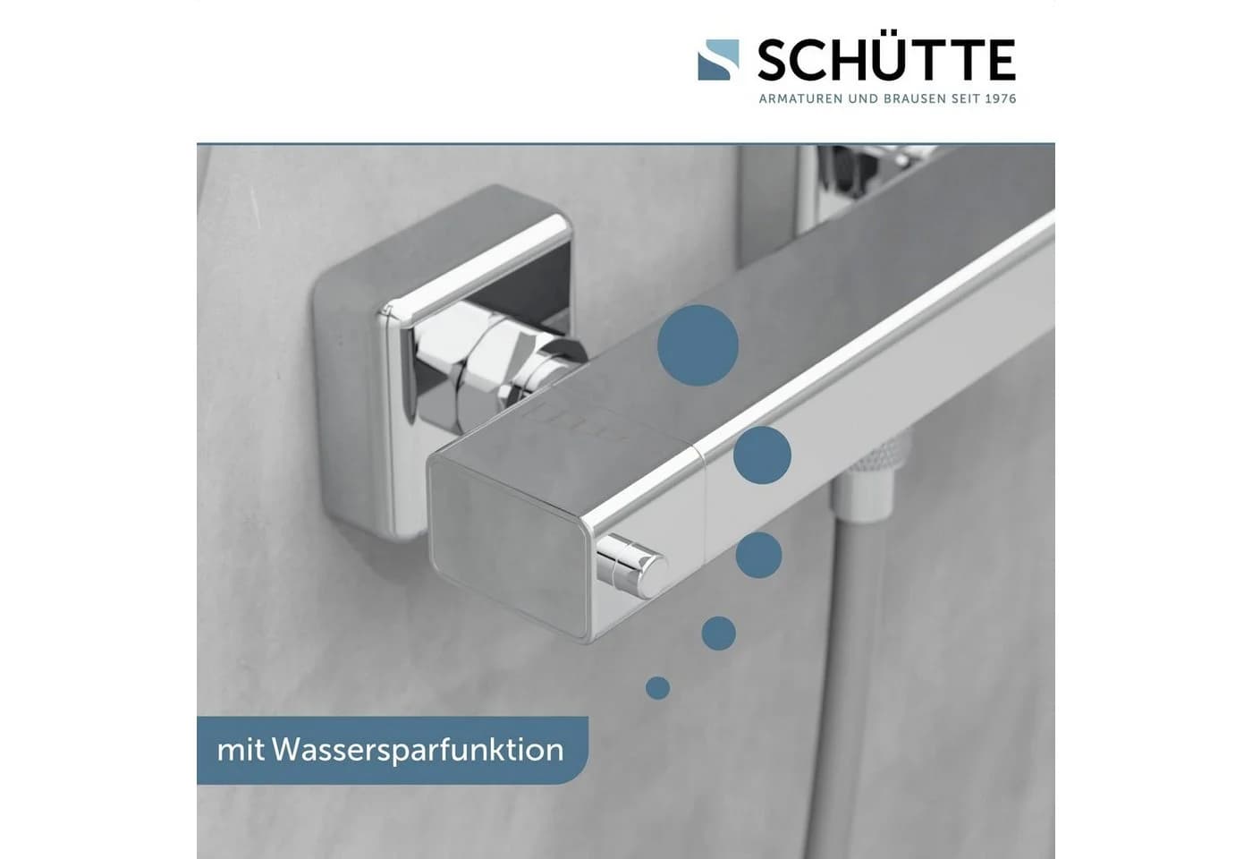 Schütte Duscharmatur Signo Thermostat Chrom Mischbatterie - Bild 4