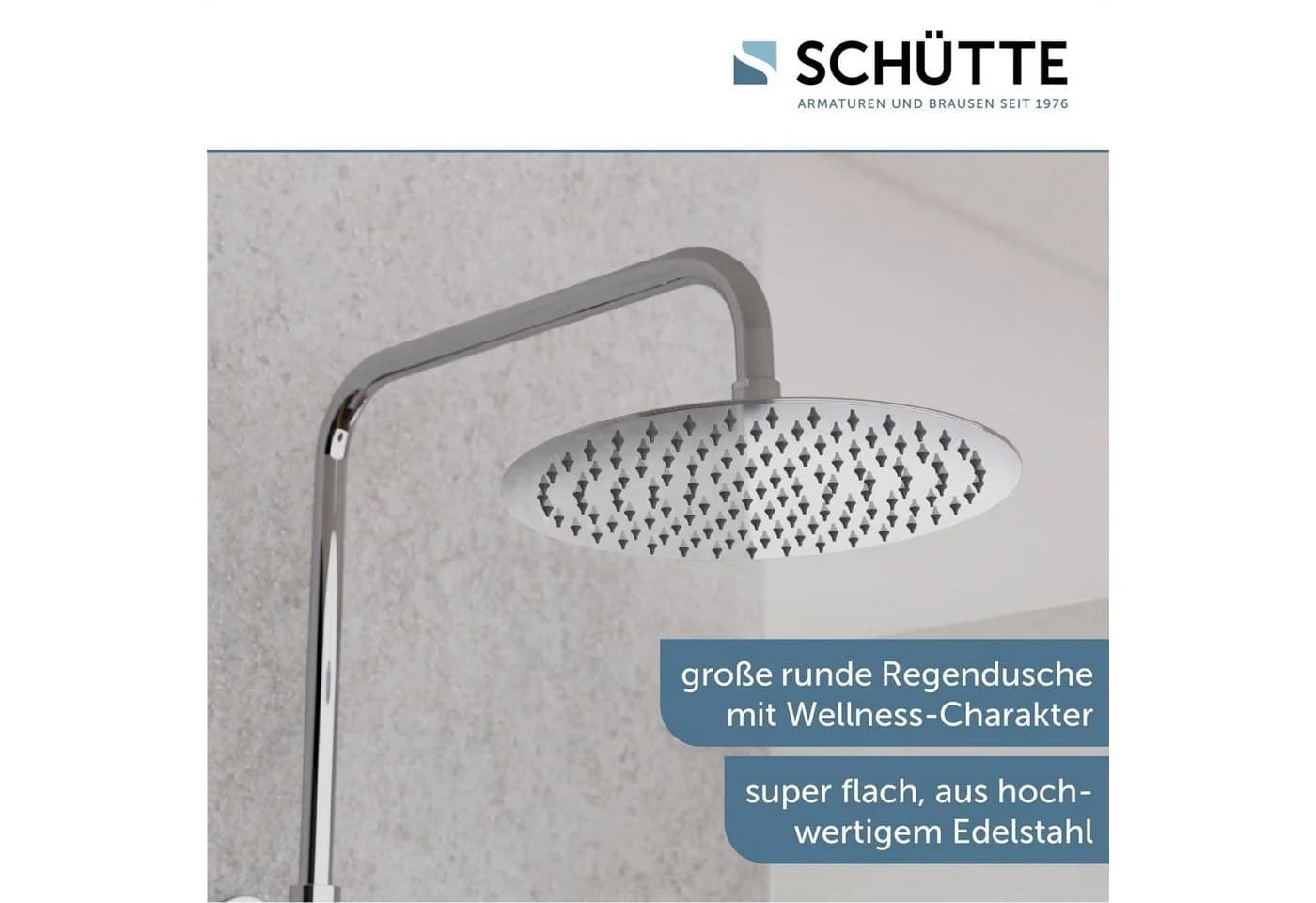 Schütte Brausegarnitur AQUADUCT 120 cm Höhenverstellbar Antikalk Wassersparend - Bild 3