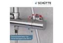 Schütte Brausegarnitur AQUADUCT 120 cm Höhenverstellbar Antikalk Wassersparend Bild 4