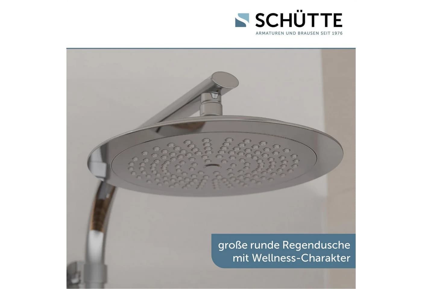Schütte Duschsäule MADURA FRESH Chrom Höhenverstellbar mit Thermostat - Bild 3