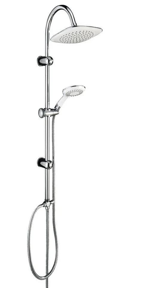 SCHÜTTE Teneriffa Brausegarnitur Chrom Grau Regendusche Handbrause - Bild 2