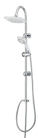SCHÜTTE Teneriffa Brausegarnitur Chrom Grau Regendusche Handbrause Bild 5