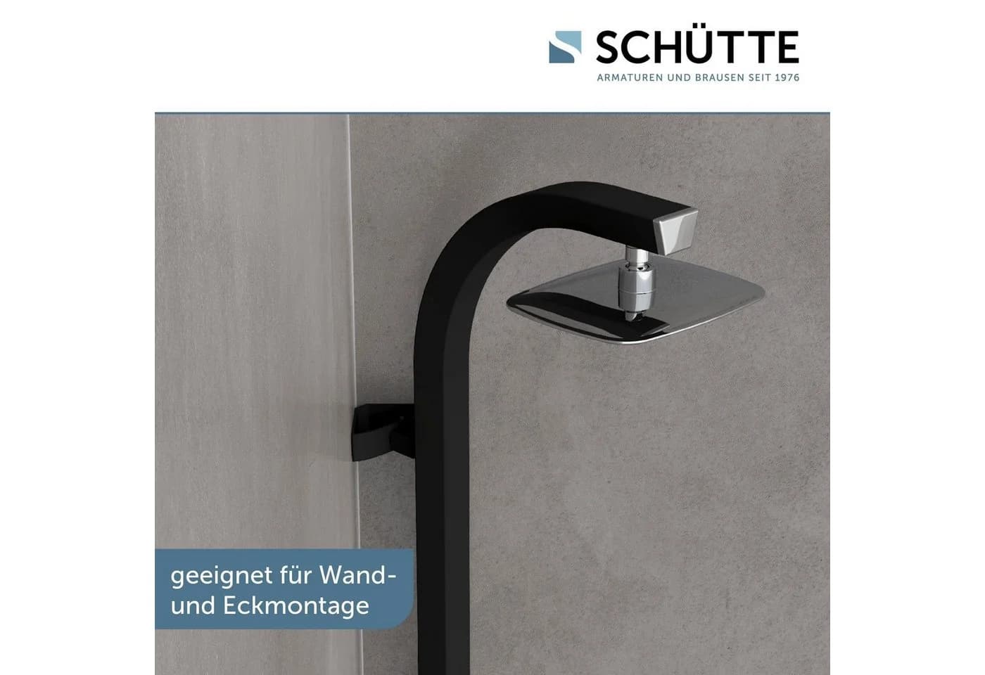 SCHÜTTE Brausegarnitur MADAGASKAR Schwarz 2-in-1 Duschsystem - Bild 3