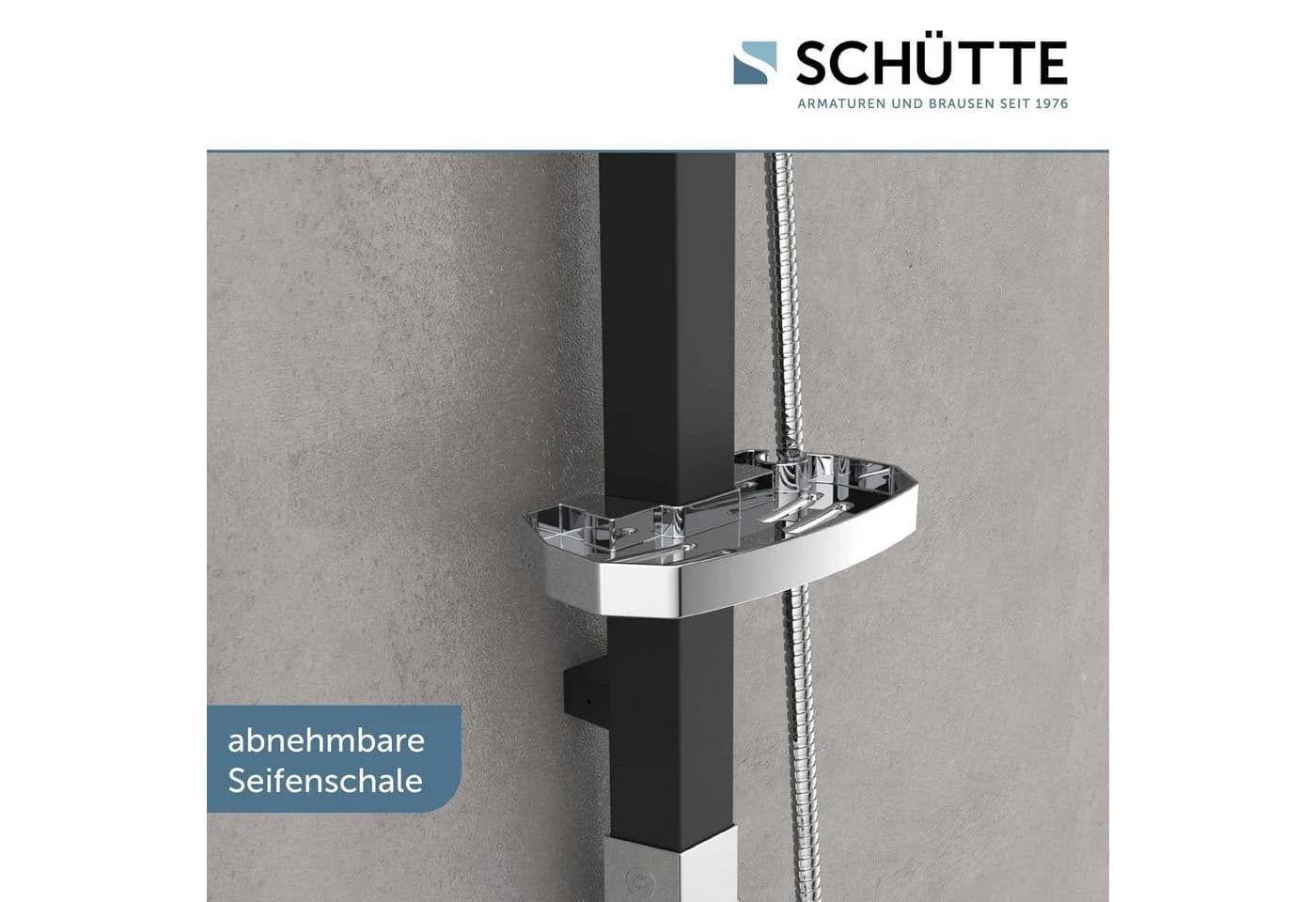 SCHÜTTE Brausegarnitur MADAGASKAR Schwarz 2-in-1 Duschsystem - Bild 5