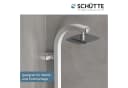 SCHÜTTE Brausegarnitur MADAGASKAR Weiß 2-in-1 Duschsystem Bild 3