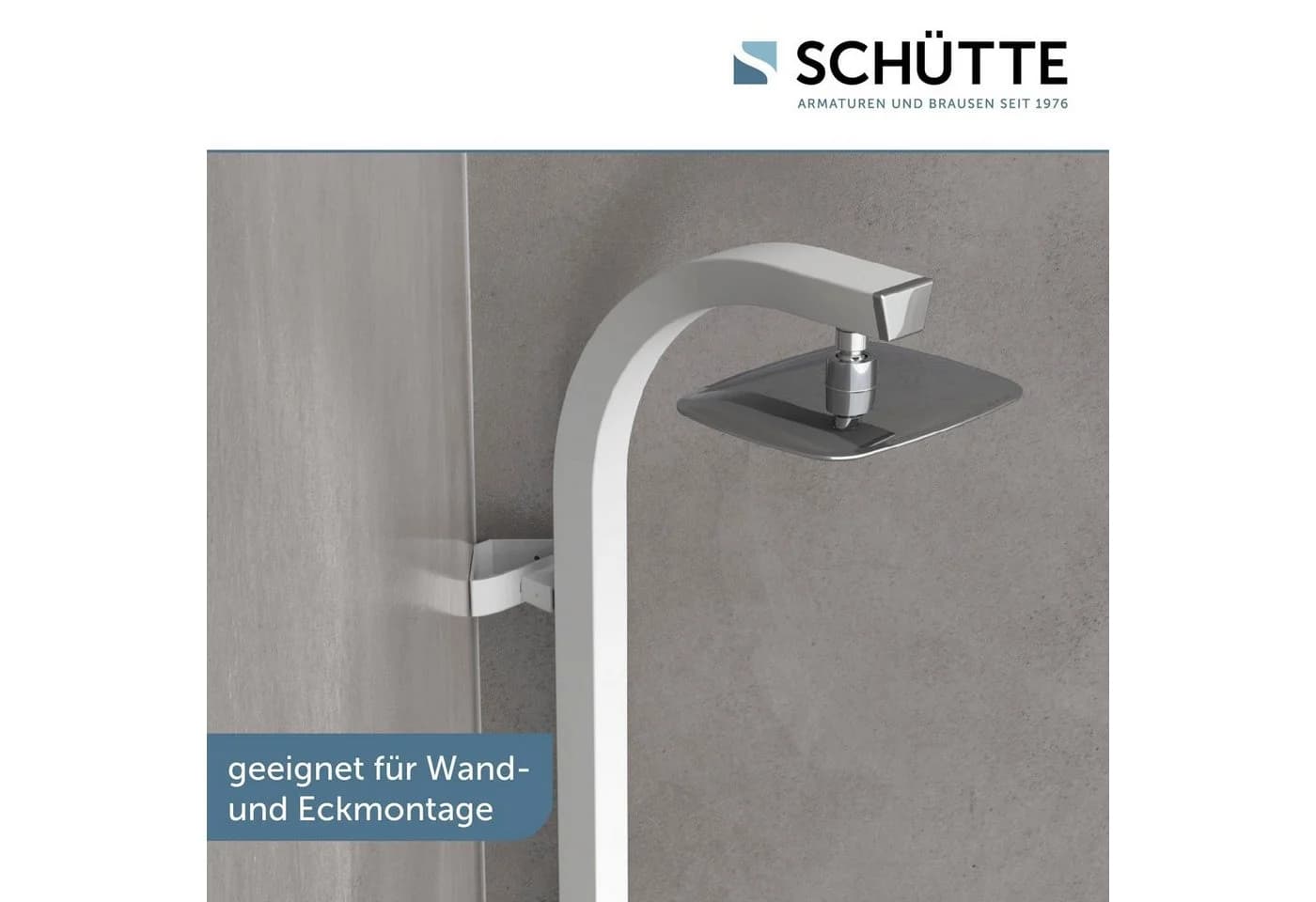 SCHÜTTE Brausegarnitur MADAGASKAR Weiß 2-in-1 Duschsystem - Bild 3